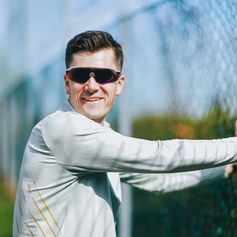 Jakob Ingebrigtsen à l'entraînement chez lui à Sandnes en avril dernier. (S. Boué/L'Équipe)